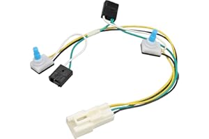 LEETUTA Overhead Console Map Light Wire Harness with Switches Fit for 1999-2002 Dodge Ram 1500 2500 Replaces 5013609AA