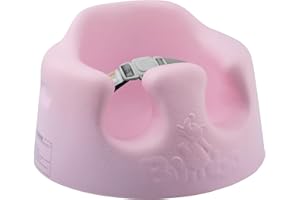Bumbo Baby Infant Soft Foam Comfortable Support Wide Floor Seat with 3 Point Adjustable Harness for Ages 3 to 12 Months, Cradle Pink