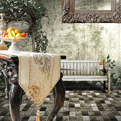 European-style luxury table runner/bed runner/ table/ table cloth/ table cloth/Fashion fabric gorse table runner-A 30x280cm(12x110inch)