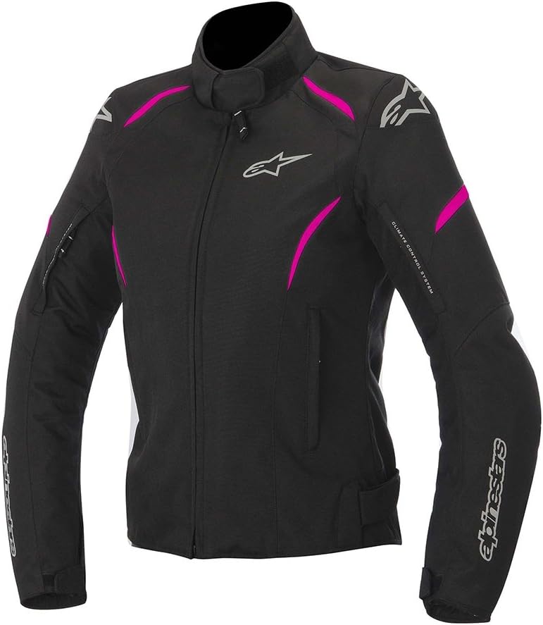 Alpinestar Stella Gunner Ladies Waterproof Motorcycle Jacket Black/Fuschia XL