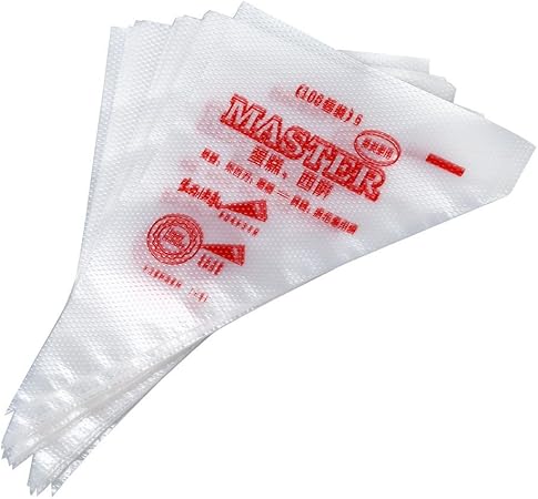 100 Pcs Poche A Douille Jetables Hossom Poche A Douille Patisserie Plastique Plus Epais Poche Patissiere Pour Glacage Et Decoration De Gateau Patisserie Sucre Fondant Poches A Douilles Cuisine Maison