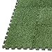 Sorbus® Grass Mat Interlocking Floor Tiles – Soft Artificial Grass Carpet – Multipurpose Foam Tile Flooring – Great for Patio, Playroom, Gym, Tradeshow, 24 Sq ft (24 Tiles)