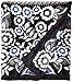 Vera Bradley Women's Fleece Plush Throw Blanket, Snow Lotus, 80 X 50