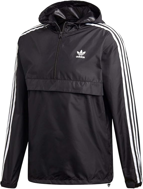 Amazon アディダス オリジナルス Adidas Originals アディダスオリジナルス メンズジャージ Ac Pullover Windbreaker ブラック J L フィットネス トレーニング スウェット パーカー 通販