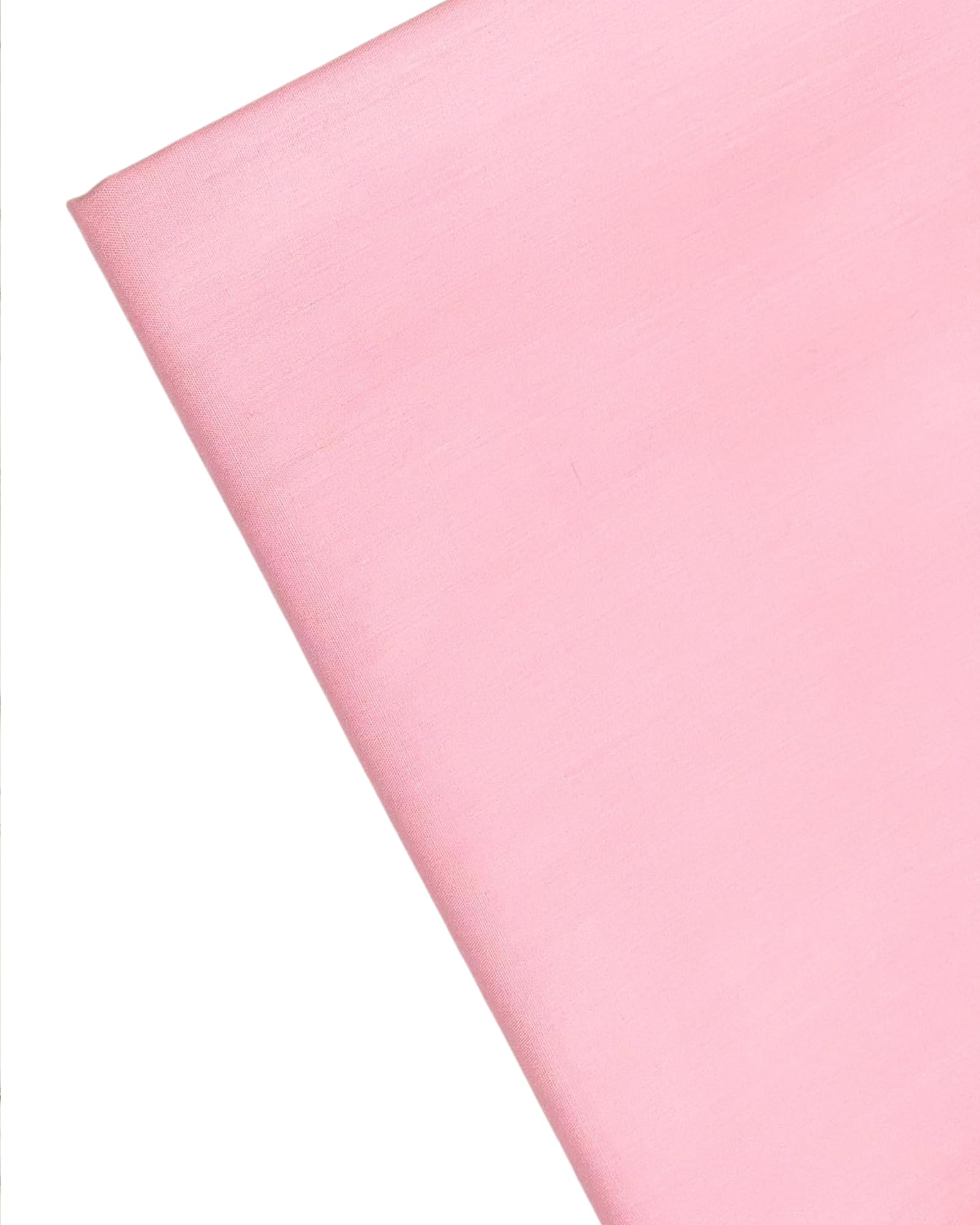 Plain Baby Pink Fabric - 45 inch / 112 cm Wide - for Dressmaking, Art & Craft, Sewing - 1 Metre