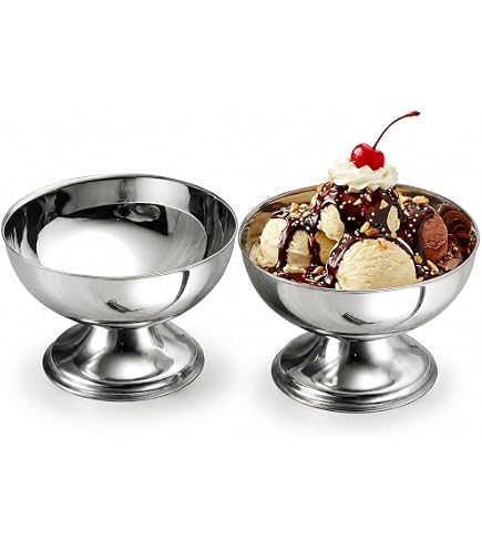 5 oz Stainless Steel Footed Creamer Set of 2- for Serving Milk Coffee - True Craftware