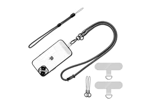 Fajocru Cell Phone Lanyard Holder Anti Theft Crossbody Phone Wrist & Neck Strap, Compatible with Most iPhone tether Case