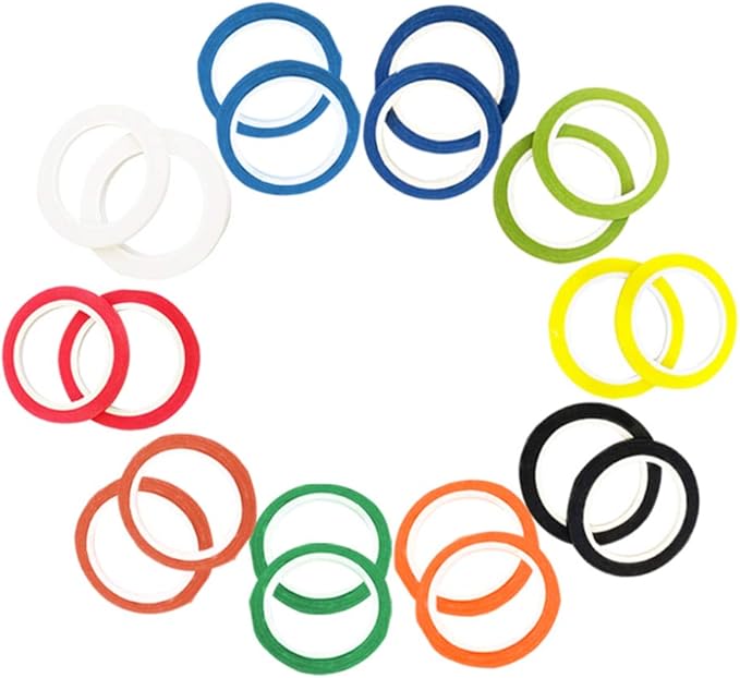Whiteboard Tape 1/8 Electrical Tape Chart Art Pinstriping Graphic Tapes