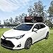 G4Free 18.5 Cubic Feet Car Top Carrier, Easy to Install Soft Roof Top Cargo Bag with Wide Straps-Works with or Without Roof Rack