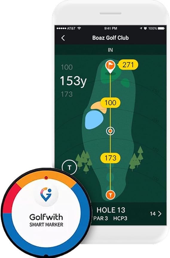 golfwith smart marker voice golf gps