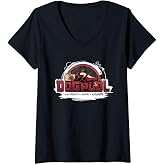 Womens Marvel Studios Deadpool &amp; Wolverine Dogpool Autonomy V-Neck T-Shirt