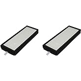 Nispira AH60010 True HEPA Filter Replacement for Hoover Air Purifier WH10100 WH10200 Oreck AK60010QPC WK17001QPC WK17004QPC WK17003QPC WK17002QPC, 2 Pack