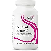 Seeking Health Optimal Prenatal - Supplement with Vitamin B12, L-Methylfolate, & Choline - Vegetarian Supplement to Support Optimal Prenatal Health - 240 Capsules