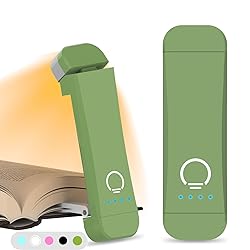 HIONXMGA Book Reading Light,Silent Touch Book Lamp
