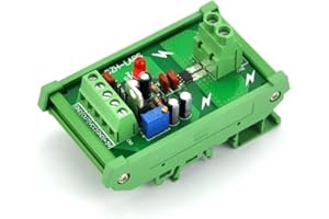 Electronics-Salon DIN Rail Mount AC/DC Current Sensor Module, Based on ACS712 (+/-20Amp)