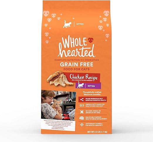 wholehearted chicken cat food