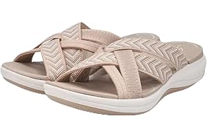 Women's Orthopedic Sandals with Arch Support Comfortable Wedge Walking Sandals Plantar Fasciitis Shoes Summer Wedge Platform 