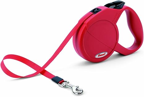 Nobby Flexi Classic Compact S 5 m, hasta 15 kg, Rojo