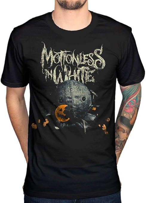 Amazon.com: HUANGHOUSTORE Men's Motionless in White Trick Or Treat T-Shirt MIW Gothic Heavy 