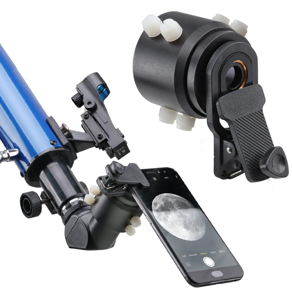 Starboosa Telescope Adapter - Camera Photo Adapter - for 1.25-inch Eyepieces, Compatible with Smartphones