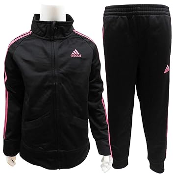 Amazon Co Jp Adidas アディダス キッズ 子供服 女の子 ジャージ