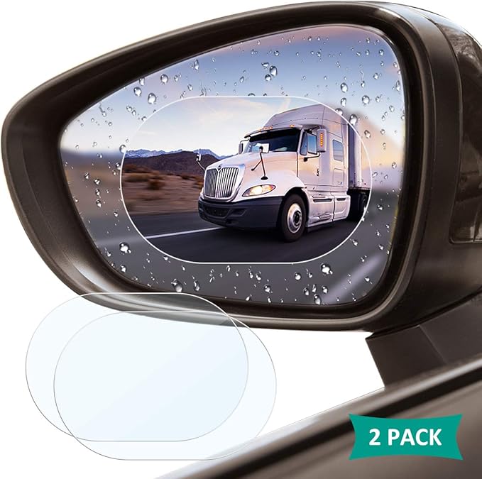 Greenplan Co Jp 2x Car Rearview Mirror Rain Film Window Hd Flooding Anti Fog Nano Film Ahs Car Truck Exterior Parts Car Truck Parts