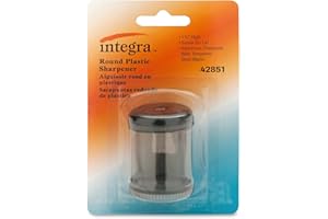 Integra Pencil Sharpener, Round, Desk, 1-7/8-Inch, Smoke (ITA42851)