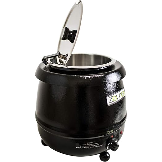 ZORRO - Suppenkessel ZTK10 - Thekenkessel - Elektrischer Suppentopf - Gastroqualität