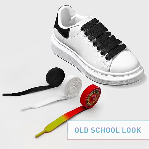 UamGlsob Pairs Flat Thick Shoe Laces for Skate