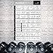 NewMe Fitness Dumbbell Workout Exercise Poster - Now Laminated - Strength Training Chart - Build Muscle, Tone & Tighten - Home Gym Weight Lifting Routine - Body Building Guide w/Free Weights