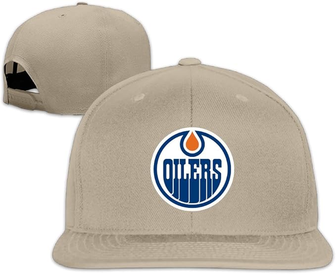 Edmonton Oilers Classic Logo Flat Winter Trucker Hat Cap Amazon.ca