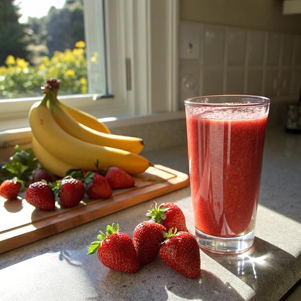 V8 STRAWBERRY BANANA 100% FRUIT AND VEGETABLE JUICE, 46 FL OZ BOTTLE