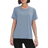 BAMBOO COOL Women's T Shirts Classic Short Sleeve Fit Tops for Women Casual Fitted Tees