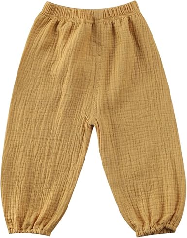 Hertsen - Pantalones de algodón para niños pequeños: Amazon.es: Ropa y accesorios