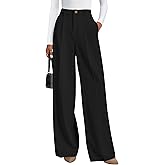PRETTYGARDEN Womens Wide Leg Dress Pants 2026 Business Casual Flowy Work Palazzo Pants High Waisted Slacks Trousers