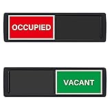 EKSPRINT Vacant Occupied Sign, Privacy Signs for