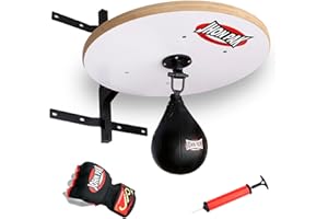 JP Advance Speed Bag Platform Set | Adjustable Platform Bracket, Swivel, Speed Ball, Gel Mitt and Air Pump