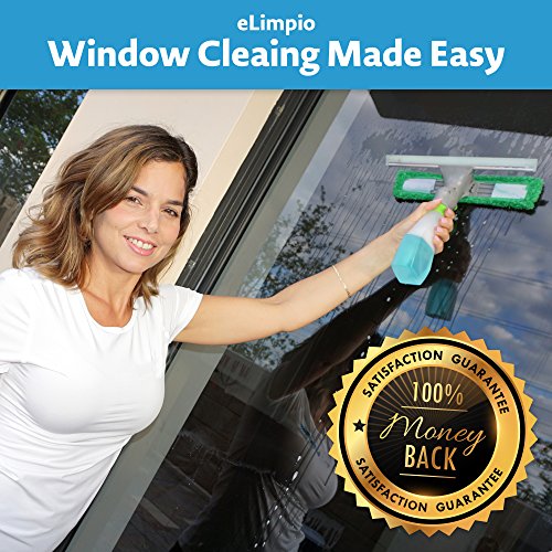 Magic Wiper Squeegee Microfiber Window Cleaner and Scraper - 3 in 1 - Multipurpose | Window Cleaner Spray Tool for Indoor and Outdoor Window | Glass Cleaning | Car Window Cleaner Health & Household, Household Supplies, Cleaning Tools, Squeegees