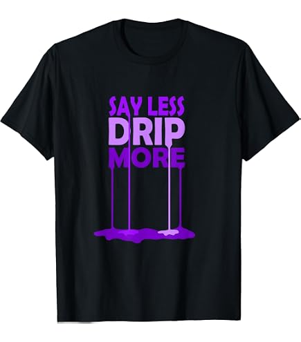 Amazon.com: Codeine Dream Drip Purple Hip Hop Rap Social Media T