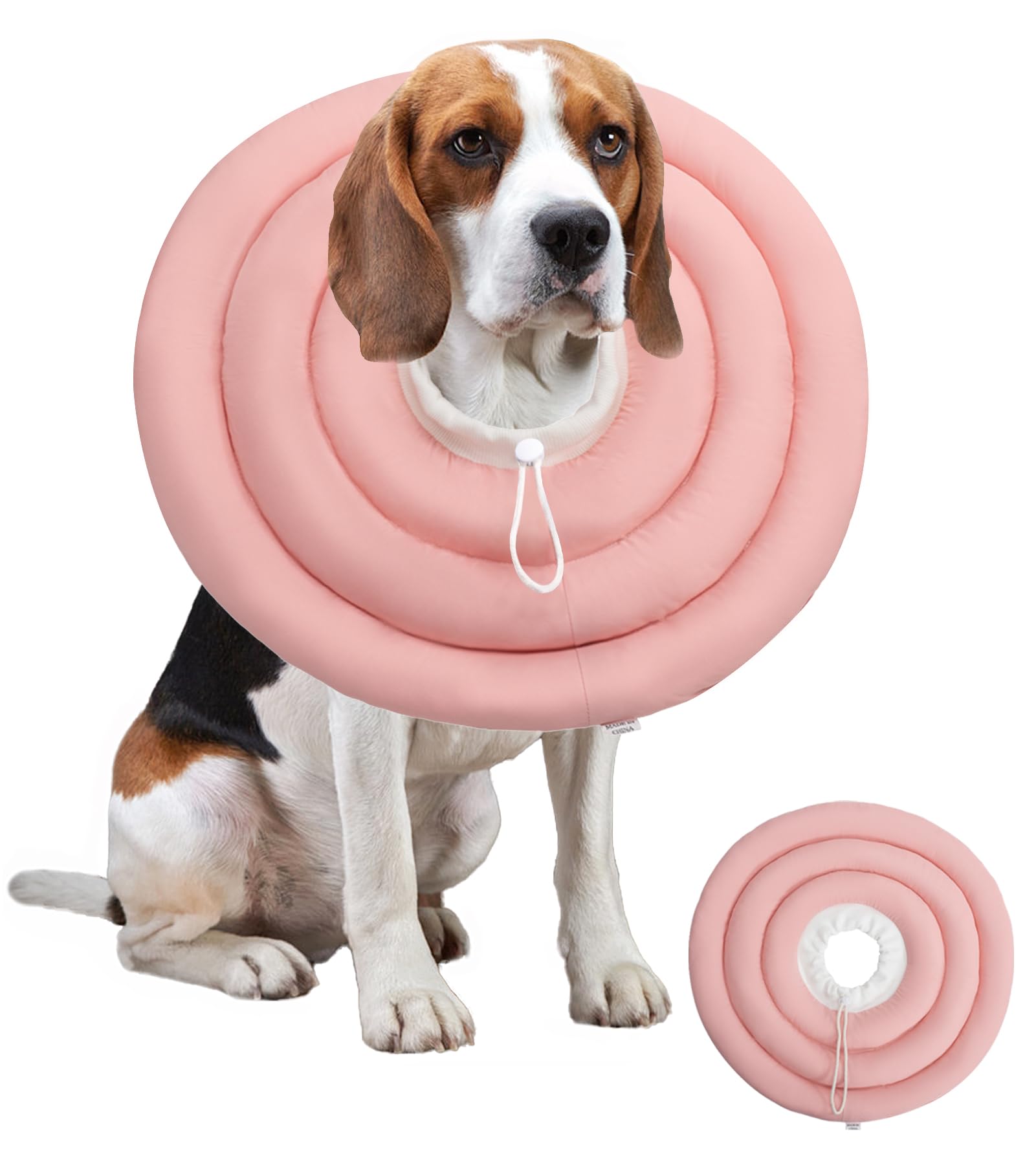 Photo 1 of BARDIMIES Soft Dog Cones, Recovery Dog Donut Collar After Surgery-Cone of Shame Alternative, Pet Elizabethan E-Collar Anti-Bite Lick Wound Healing Adjustable for Small Large Medium Dogs, 2XL