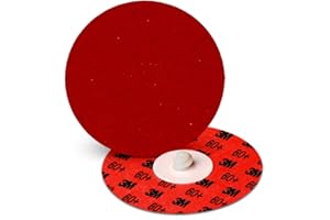 3M Cubitron II Roloc Durable Edge Disc 984F TR, YF-Weight Cloth, Precision Shaped Ceramic Grain, 2" Diameter, 60 Grit (Pack o