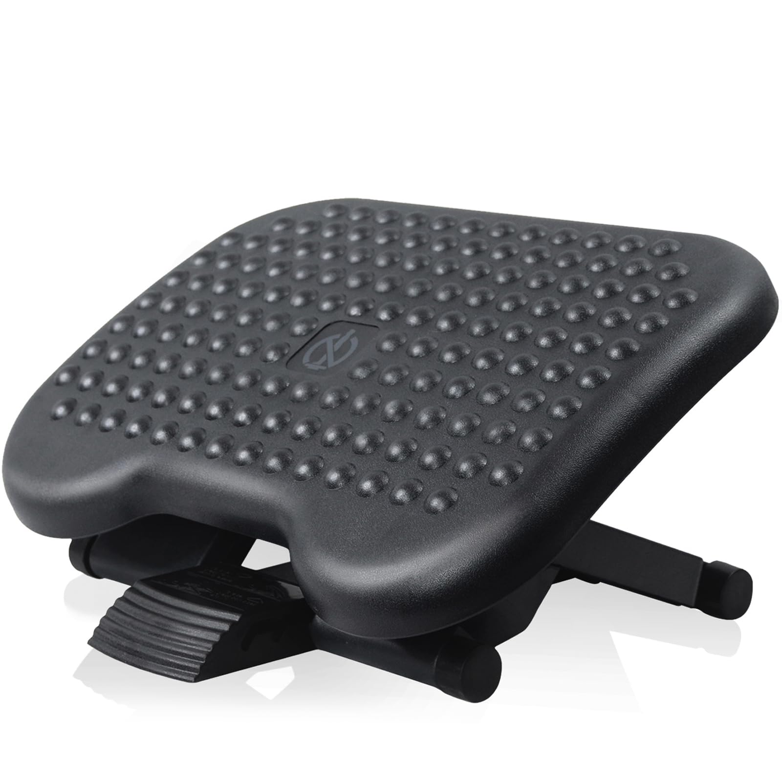Photo 1 of Under Desk Footrest Adjustable Height Comfy Foot Rest with 30 Degree Angle Adjustment for Comfort Home, Office Pressure Relief