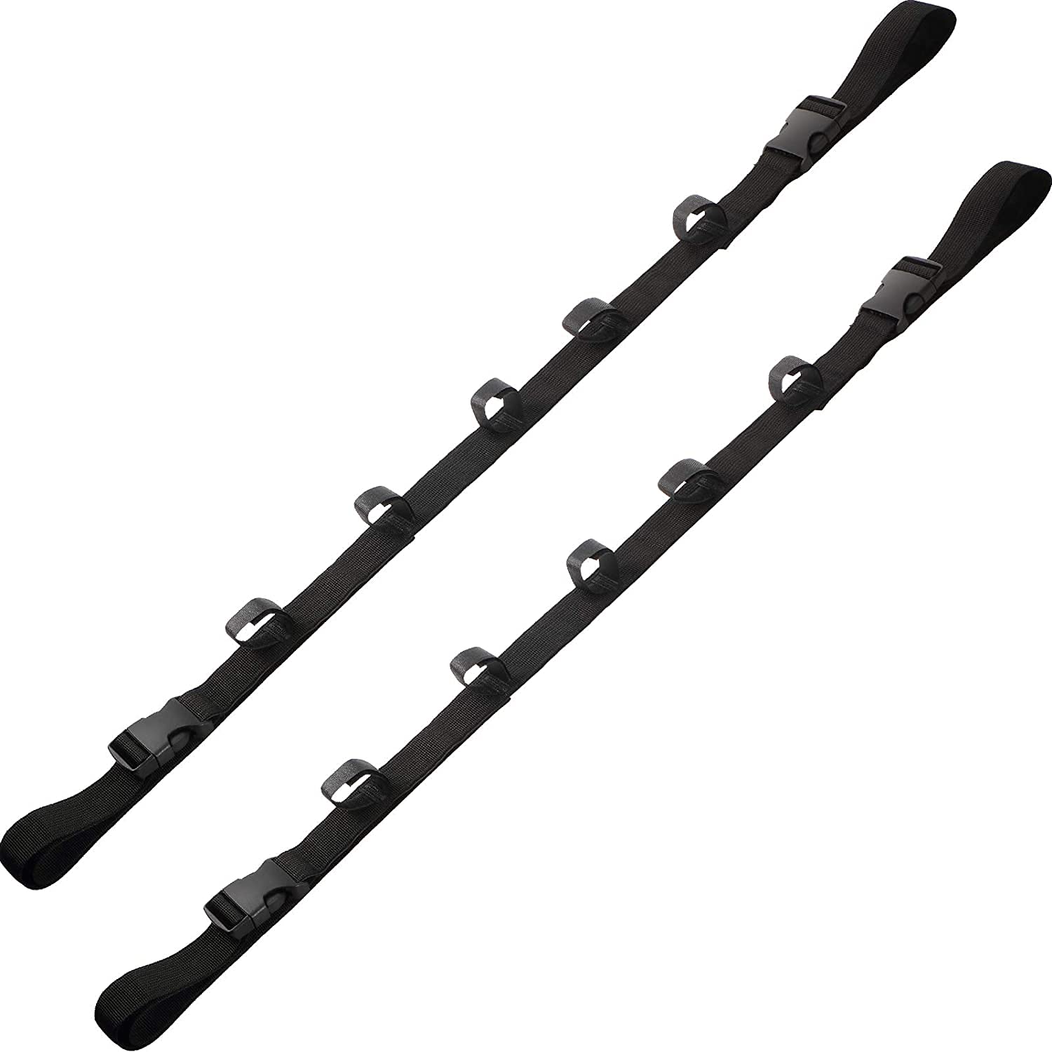 Tiardey 2pcs In-Car Fishing Rod Rack Fishing Vehicle Rod Car Fishing Rod Strap outdoor for SUV Wagons Vans