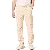 Amazon Essentials Men's Drawstring-Waist Regular-Fit Cargo Jogger