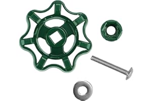 VIDABTE Outdoor Faucet Water Spigot Handle, Hose Bib Round Wheel Handle Replacement Compatible with Danco 10006, 10006 Outdoor Spigot (0.26'' Square Stem)