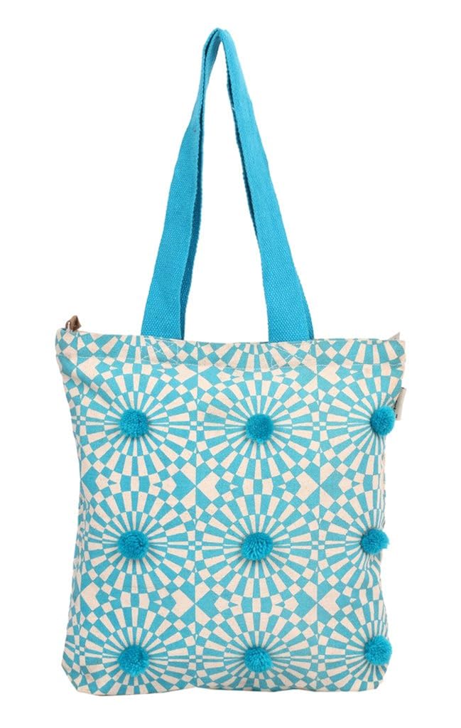 pick pocket girls tote bag (blue) (toblupom122)