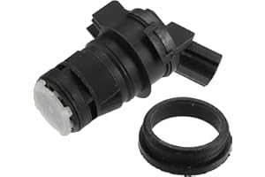 Partuto Windshield Washer Pump No.05139113AA - Car Windshield Washer Pump Motor Replacement - for Chrysler 300 2005-2023 Plastic Black - 1 Pc