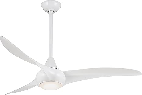 Minka Aire F844 Wh Light Wave 52 Ceiling Fan White Ceiling