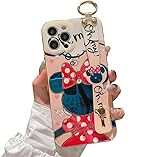 Lastma for iPhone 15 Pro Case Cute with Wrist Strap