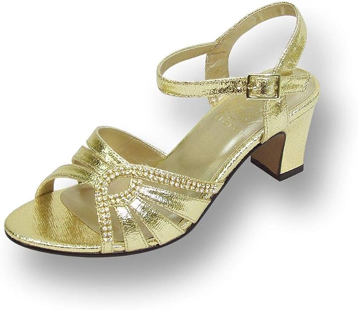 wide width heeled sandals